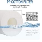 rillsro 10.25 inch spun filter for pure it ro+mf+uv water purifier, 120 gram (pack of 4)