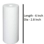 rillsro 6 inch spun filter for pureit classic ro mf uv, 2.75″ od,100 gram (pack of 4)