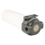 rillsro pre filter classic housing bowl with 1/4 inch elbow connector & teflon tape off white (pack of 3)