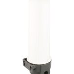rillsro pre filter classic housing bowl with 1/4 inch elbow connector & teflon tape off white (pack of 3)
