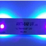 rillsro 8 inch uv barrel/chamber with anti bacteria uv led strip (ultra violet) 11w with 2 pcs elbow, no need of uv choke connect directly to smps 24v dc for all type of ro (pack of 2)