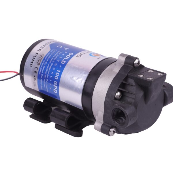 rillsro 24v dc ro booster pump 100 gpd with connectors and teflon tape suitable for all water purifiers,ro motor (1 year guarantee)