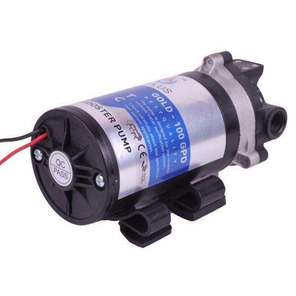 rillsro 24v dc ro booster pump 100 gpd with connectors and teflon tape suitable for all water purifiers,ro motor (1 year guarantee)