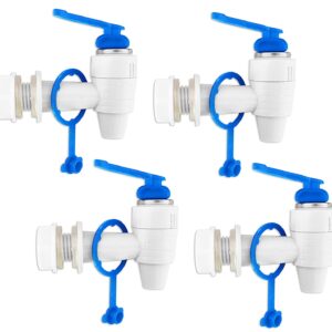 RILLSRO RO Tap with Washers Nozzle Closure for All Water Purifier/Ro Water Filter and Purifiers Taps for Kent/Aqua Fresh/Eureka/Whirlpool/Dolphin/Zero B/Luminous (Pack Of 4)
