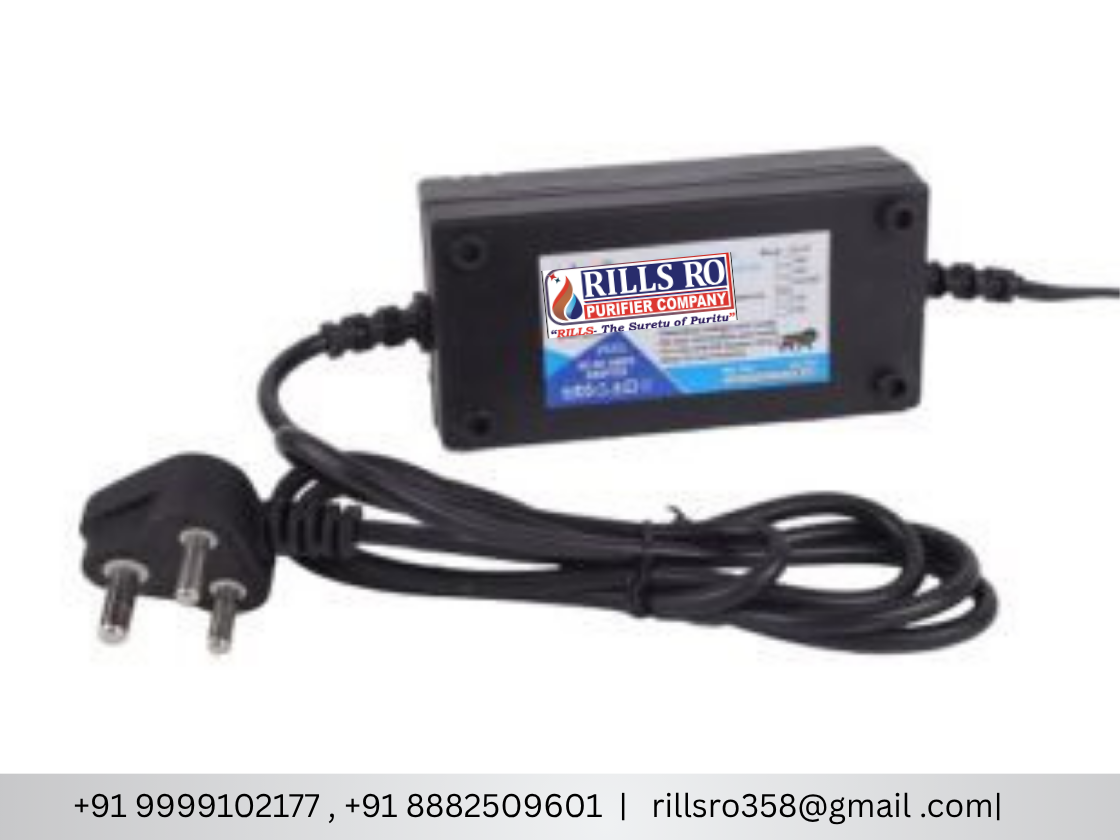 rillsro 24v ro smps power supply adapter for water purifier, 24v 2.5 amp, universal type use in all type ro/uv/uf water purifier (black)